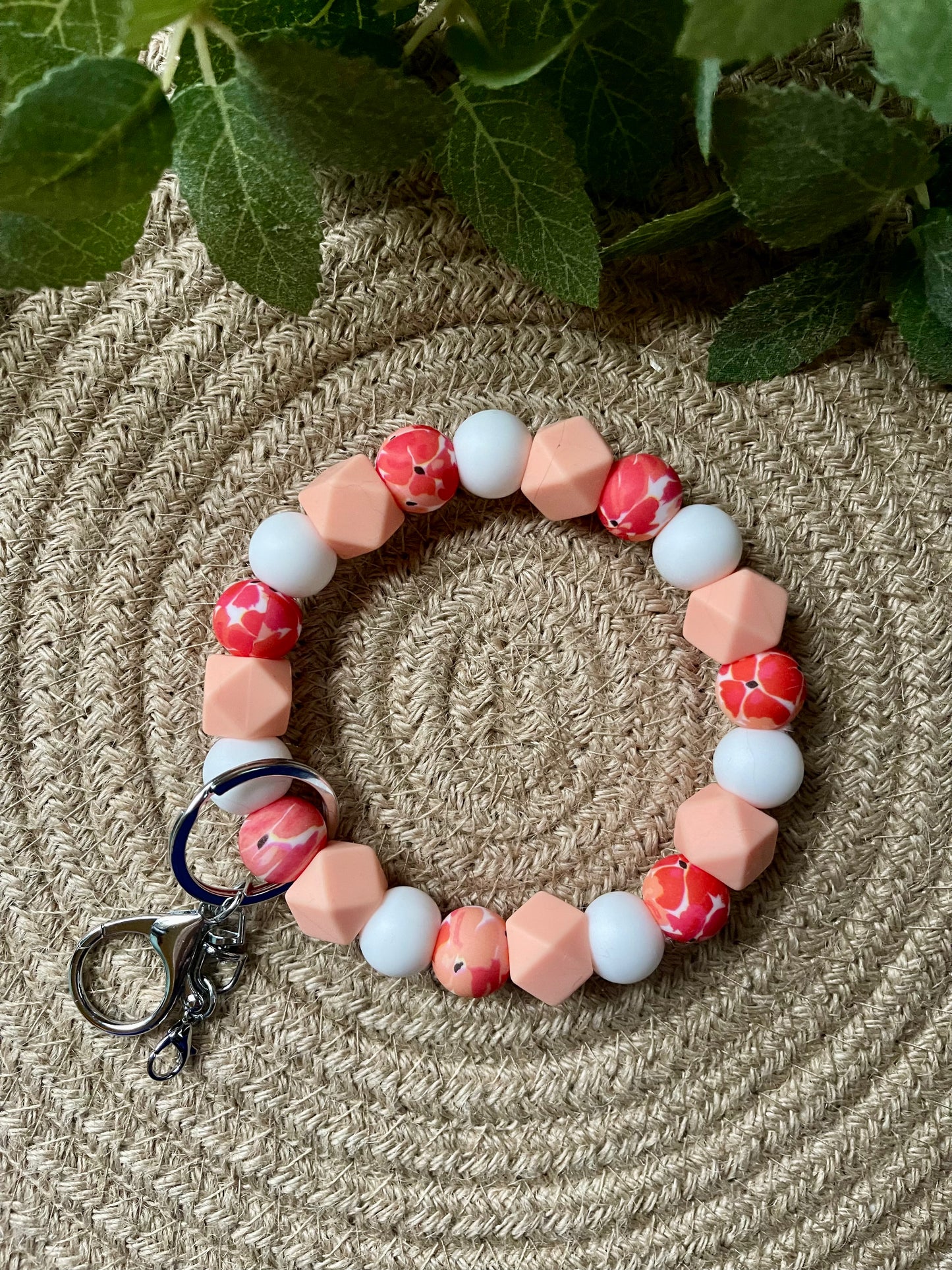 Watercolor Floral Wristlet
