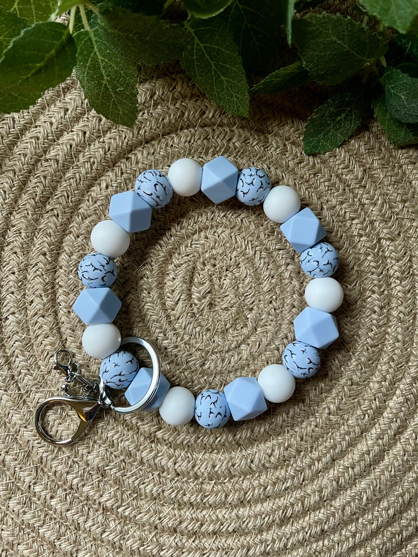 Cotton Flower Wristlet