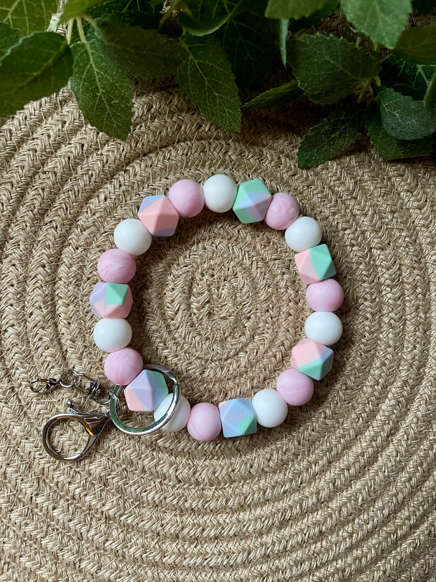 Pastel Tie Dye Wristlet